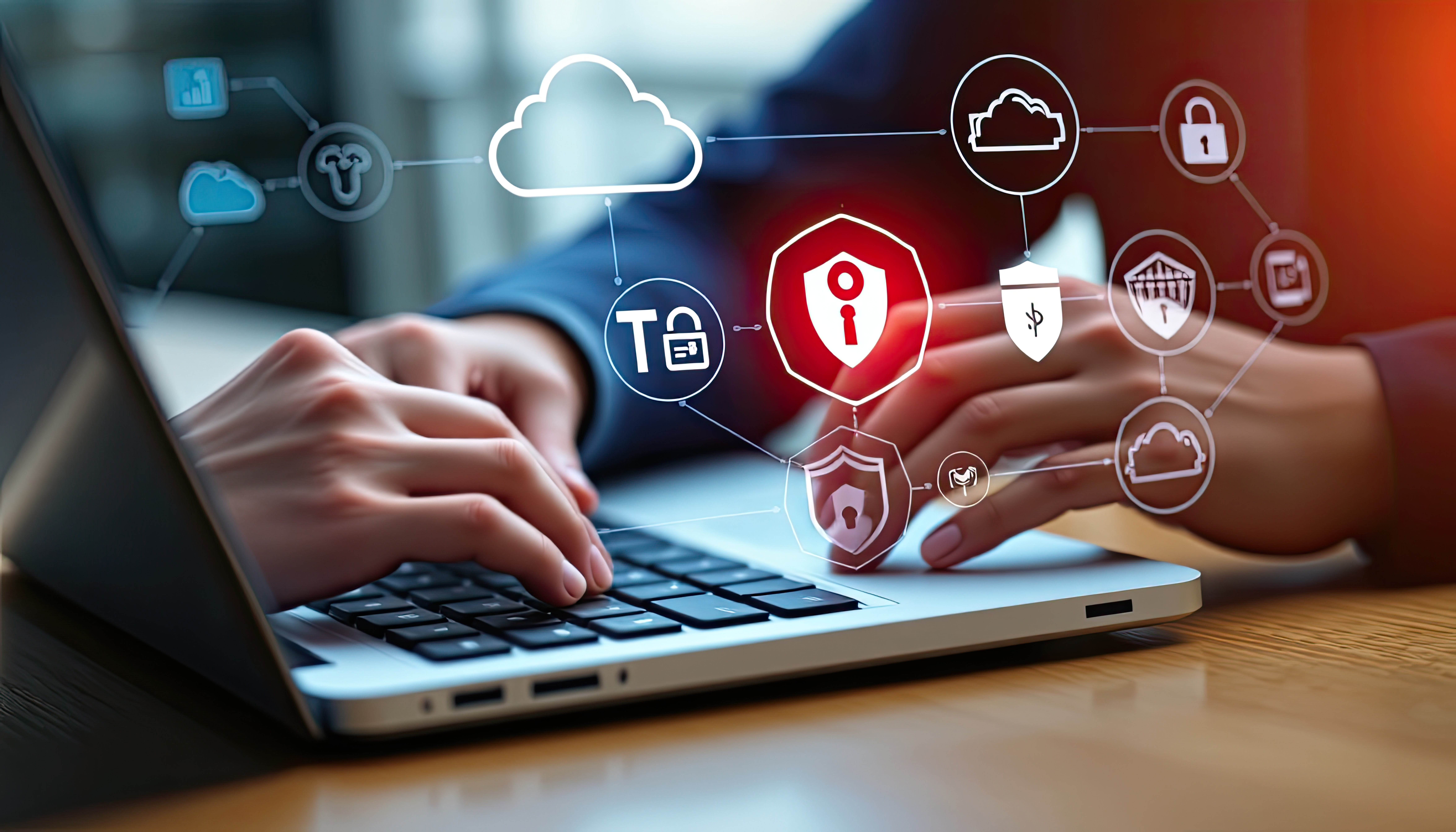 Abstract illustration representing privileged access flows